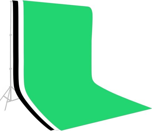 GVM 6.6X10FT Green Screen Backdrop for Photography, Chromakey Green Backdrop Fabric Greenscreen Background for Video Recording Live Streaming Portrait Video Conference Studio Interview in Saudi Arabia