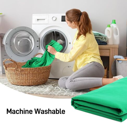GVM 6.6X10FT Green Screen Backdrop for Photography, Chromakey Green Backdrop Fabric Greenscreen Background for Video Recording Live Streaming Portrait Video Conference Studio Interview in Saudi Arabia
