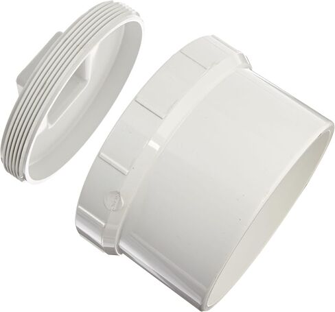 سبيرز P105X سلسلة PVC DWV تركيب الأنابيب، محول التنظيف مع المكونات، 1-1/2 "حنفية × 1-1/2" NPT أنثى in Kuwait