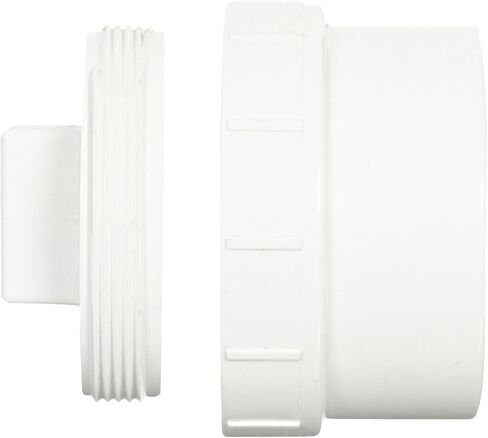 سبيرز P105X سلسلة PVC DWV تركيب الأنابيب، محول التنظيف مع المكونات، 1-1/2 "حنفية × 1-1/2" NPT أنثى in Kuwait
