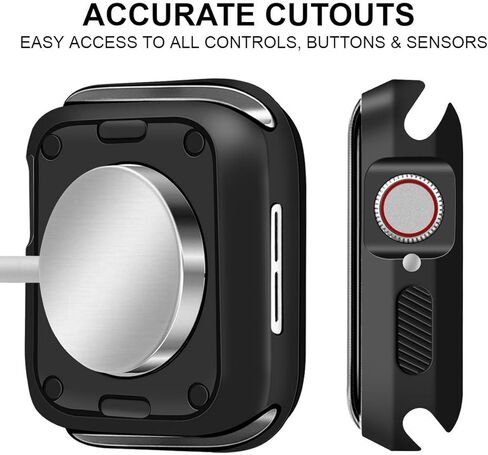 Case Compatible Apple Watch 42mm Shock Proof Protective Bumper Case Cover for Apple Watch Series 3 2 1 Sport in Saudi Arabia