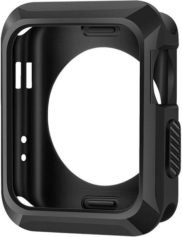Case Compatible Apple Watch 42mm Shock Proof Protective Bumper Case Cover for Apple Watch Series 3 2 1 Sport in Saudi Arabia