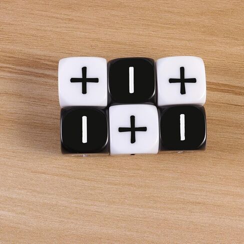 STOBOK 24 Pcs 6 Sided Kids Math Dice Dice Games for Kids Dice Games for Preschoolers Dices Minus Plus in Saudi Arabia