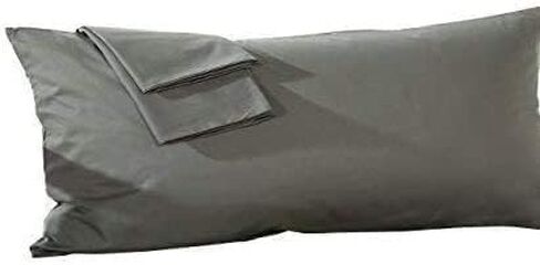 Body Pillowcase 20x54 Pillow Cover 100% Egyptian Cotton White Solid Set of 1 Body Pillow Case Zipper Closer Luxury- 550 TC in Saudi Arabia