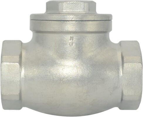 الفولاذ المقاوم للصدأ SS316 NPT 1-1/4 "صمام فحص التأرجح WOG 200 PSI PN16 CF8M... in Kuwait