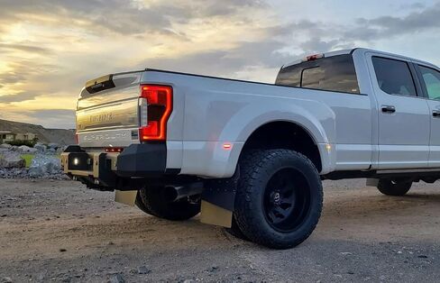 iJDMTOY Smoked Lens Amber/Red Full LED Trunk Bed Marker Lights Set Compatible With 2011-up Ford F250-F550 Super Duty Truck Double Wheel Side Fenders, Powered by Total 48 LED in Saudi Arabia
