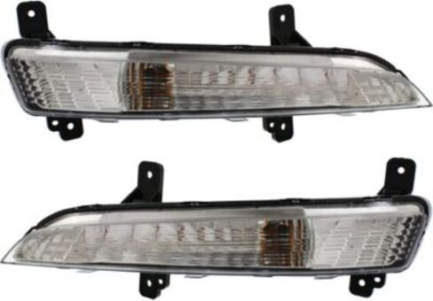 CarLights360: لـ 2013 2014 2015 2016 2017 Chevy Traverse مجموعة إضاءة أمامية/جانبية للركاب مع مصابيح - بديل معتمد من CAPA لـ GM2531135 in Saudi Arabia