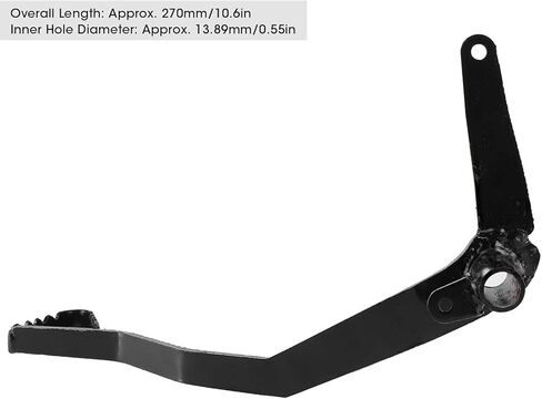 qiilu 270mm الدراجة الترابية القدم الفرامل ليفر سبائك الصلب القدم الفرامل ليفر دواسة صالح للthumpstar حفرة برو تريل الدراجة الترابية 110cc 125cc 140cc 150cc 250cc in Saudi Arabia