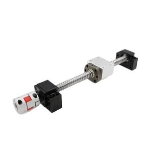 دقة كرة الحركة الخطية الجزء 250-1000mm SFU1610 Ball Screw C7 End Agchined +واحد شفة الكرة Nut BFBK12 +Nut Nut Housing +مؤيد (700 مم) in Kuwait
