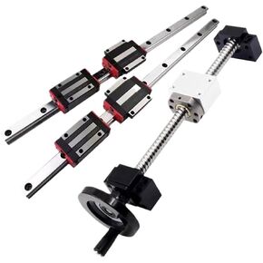 Linear Motion Ball Screw Precision Part SFU1605 Ball Screw Set+Linear Rails 2pcs HGR20 Square Linear Guide+4pcs HGH20CA Carriages Blocks(200mm) in Saudi Arabia