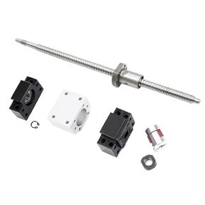 جزء الدقة الكرة الخطية جزء SFU2505 200-1000mm نهاية مع الجوز واحد+BKBF20 الدعم النهائي+الإسكان الجوز+اقتران (1000 مم) in Kuwait