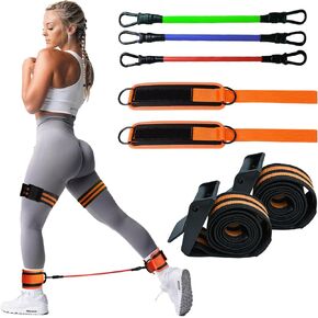 Professional Resistance Bands Set for Working Out - Exercise Bands for Women and Men, Booty Bands for Legs and Butt, Yoga, Pilates, Rehab, Fitness and Home Workout in Saudi Arabia