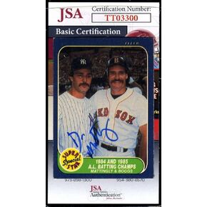 Don Mattingly JSA Coa Autograph 1986 وقعت شركة Fleer Super Star - بطاقات موقعة بالبيسبول in Kuwait