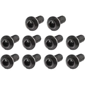 TOP-VIGOR 100Pcs M3 x 10mm Hex Button Head Socket Cap Screws, Allen Socket Drive, 10.9 Alloy Steel Flanged Button Bolts Nuts Fastener for Machine in Saudi Arabia