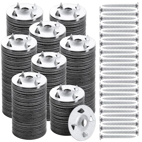 400PCS 1-1/8 Inch Foam Board Fasteners Washers, Galvanized Steel Metal Washer for Installation of Foam Board Panels(with 400PCS Screws) in Saudi Arabia