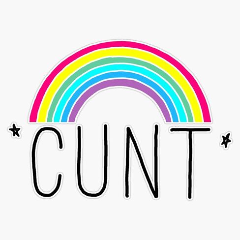 عام Cunt Black ملصق ملصق ملصق المصد 5INCH in Saudi Arabia