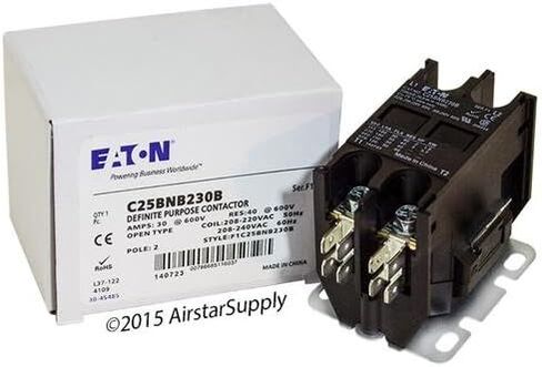 EATON CUTLER HAMMER C25BNB230B CONTACTOR, DPST-NO, 240VAC, 30A, Panel in Saudi Arabia