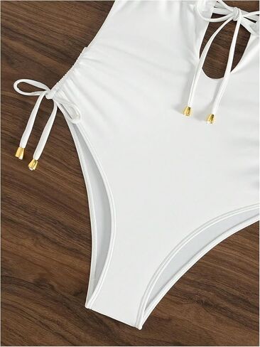 Wdirara Women's Tie's Obless Sleveless Halter قطعة واحدة in Saudi Arabia