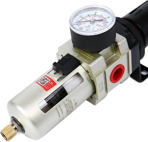 AW2000-02 AW3000-03 AW4000-04 AIR AIL مياه ماء مرشح هواء وحدة تحكم الهواء الهوائية مرشح ضاغط الضغط (AW4000-04 النحاس ، دليل) in Saudi Arabia