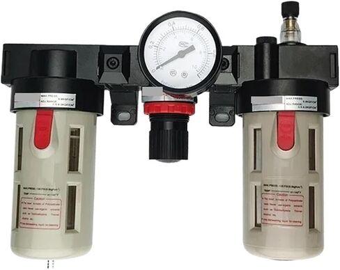1PC BC3000 Air Treatment Filter Oil Water Separator 3/8 PT Thread Pressure Regulator(Only BC3000) in Saudi Arabia