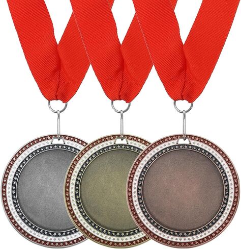 PATIKIL Award Medals, 1st Prize Medals Winner Medals with Neck Ribbon for Competitions Sports Games in Saudi Arabia