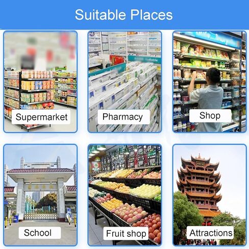 Automatic Closing Safety Gate for Supermarket & Warehouse Entrance, Unidirectional Fence Door for Playgrounds & Malls, Silver-B, 100x100cm - Ultimate Safety Barrier Solution in Saudi Arabia