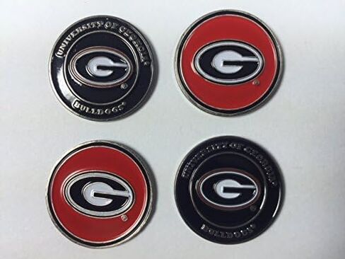 Georgia Bulldogs Golf Ball Markers 4 pack in Saudi Arabia