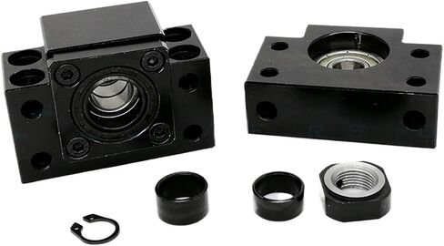 Double nut Ball Screw Control Machine 32mm Ball Screw SFE3232 High Lead Ball Screw Kit DSG3232 Nut Housing Bracket BK25 BF25 Support Coupling(700mm) in Saudi Arabia