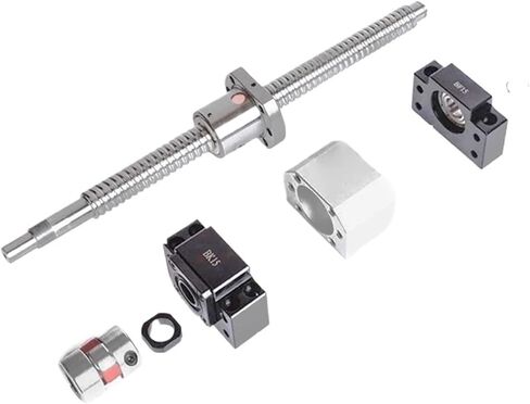 وحدة الدقة الدقيقة للحركة الخطية وحدة الدعم خطية خطية لدعم SFU2005 Ball Screw 1PCS BK15 SIDE SIDE+1PCS BF15 SIDE SIDE+NUT حامل+اقتران (1400 مم) in Saudi Arabia