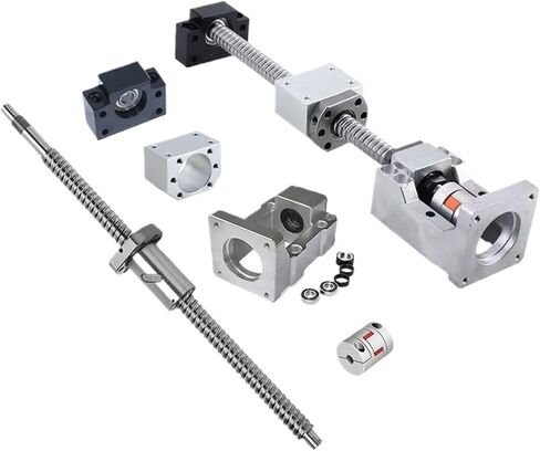 Linear Motion Ball Screw Precision Part 100-1000mm SFU1605 Ball Screw +SBR16 Linear Guide HM12-60 + BF12 Linear Support Rail(650mm) in Saudi Arabia