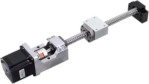 Linear Motion Ball Screw Precision Part SFU1605 Ball Screw C7 Set 1200-2000mm+HM12-57 for Nema23 Cast Aluminum BF12+Plum Coupling XB25*30 +Coupler DSG16H for Parts(1500mm) in Saudi Arabia