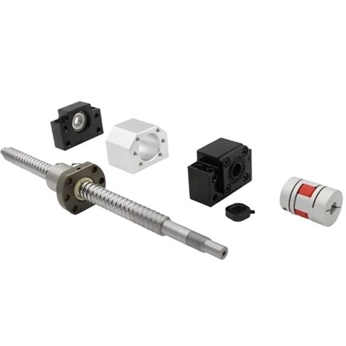 دقة كرة الحركة الخطية الجزء 250-1000mm SFU1610 Ball Screw C7 End Agchined +واحد شفة الكرة Nut BFBK12 +Nut Nut Housing +مؤيد (700 مم) in Kuwait