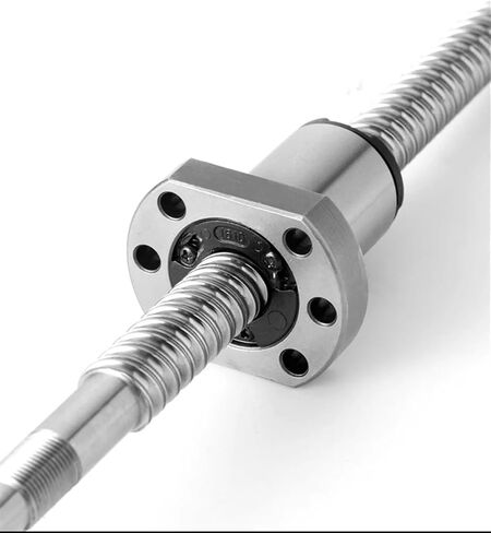 Linear Motion Ball Screw Precision Part 1pcs Length 100 Mm-1000mm SFU3205 Anti Backlash Ball Screw SFU3205 with Ball Nut Ballnut Parts(450mm) in Saudi Arabia