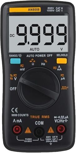 مولد الإشارات الحالي الرقمية متعددة المتقاعد Transistor Tester Electric Meter Renergency Diode Test (Color: Black) in Kuwait
