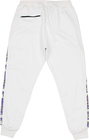 NBA Teams White Jogger Sweatpants for Men with Graphic Stripe in Kuwait