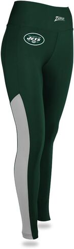 Officially Licensed Zubaz Women's NFL NFL Women's Solid Color Leggings, New York Jets, Size Medium in Saudi Arabia
