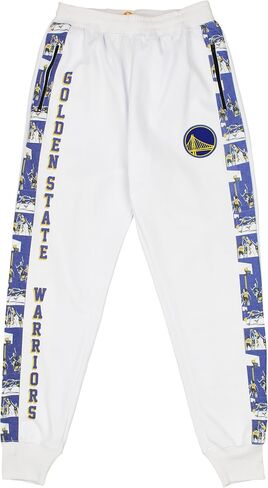 NBA Teams White Jogger Sweatpants for Men with Graphic Stripe in Kuwait