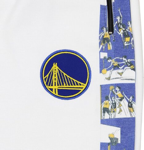 NBA Teams White Jogger Sweatpants for Men with Graphic Stripe in Kuwait