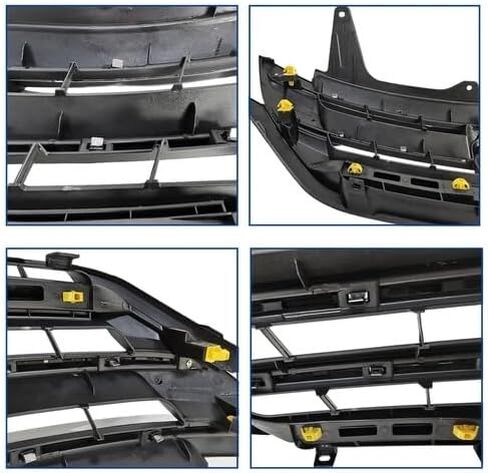 Pront Pumper Topper Grille Fit لعام 2012 2013 2014 Honda CRV CR-V ، Chrome Grille Hood Mesh Mesh Grill OE Direct Reply HO1200211 71121T0GA01ZA (12-14) in Saudi Arabia