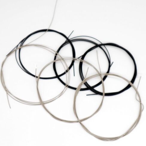 صنعت في الولايات المتحدة الأمريكية ، Sonora Strings SN42 Requinto Black Nylon Nickel ound Cuerdas Requinto ، جودة الصوت - (مجموعتان) in Kuwait