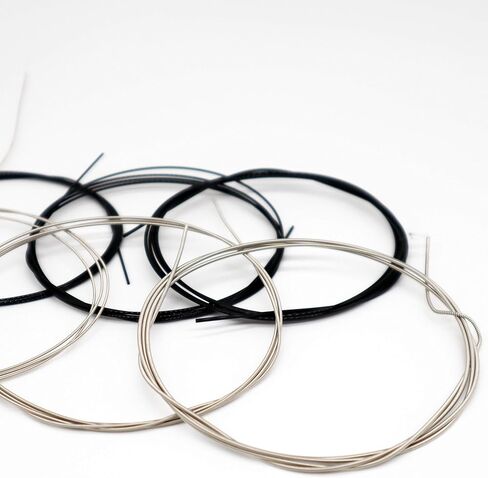 صنعت في الولايات المتحدة الأمريكية ، Sonora Strings SN42 Requinto Black Nylon Nickel ound Cuerdas Requinto ، جودة الصوت - (مجموعتان) in Kuwait