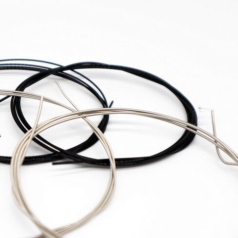 صنعت في الولايات المتحدة الأمريكية ، Sonora Strings SN42 Requinto Black Nylon Nickel ound Cuerdas Requinto ، جودة الصوت - (مجموعتان) in Kuwait