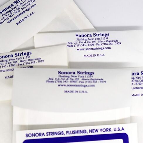 صنعت في الولايات المتحدة الأمريكية ، Sonora Strings SN42 Requinto Black Nylon Nickel ound Cuerdas Requinto ، جودة الصوت - (مجموعتان) in Kuwait