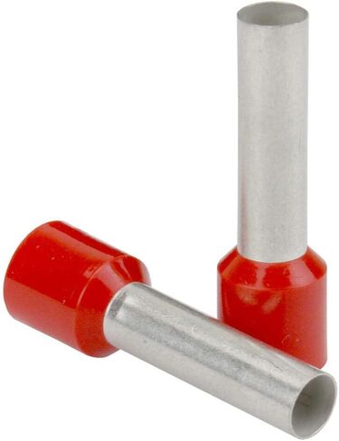 Pacer Red 16 AWG Wire Ferrule - طول 8 مم - 25 حزمة in Saudi Arabia