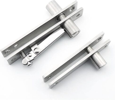HMFang 360 Degree Shaft Rotation Axis Wooden Door Hinge Hidden Adjustable Gap Shaft Up and Down Door Pivot Hinge Hardware in Saudi Arabia