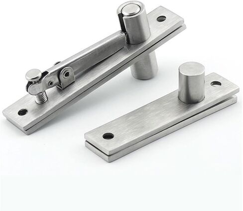 HMFang 360 Degree Shaft Rotation Axis Wooden Door Hinge Hidden Adjustable Gap Shaft Up and Down Door Pivot Hinge Hardware in Saudi Arabia