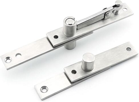 HMFang 360 Degree Shaft Rotation Axis Wooden Door Hinge Hidden Adjustable Gap Shaft Up and Down Door Pivot Hinge Hardware in Saudi Arabia