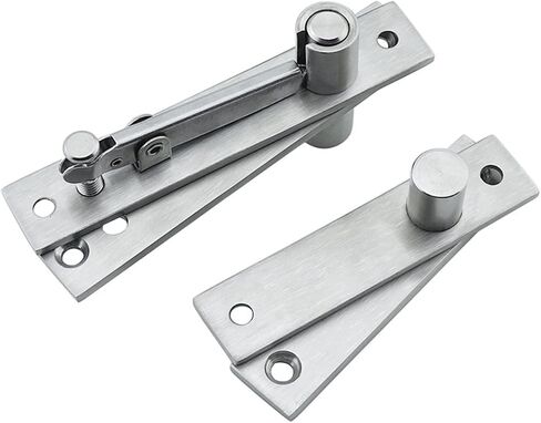 HMFang 360 Degree Shaft Rotation Axis Wooden Door Hinge Hidden Adjustable Gap Shaft Up and Down Door Pivot Hinge Hardware in Saudi Arabia