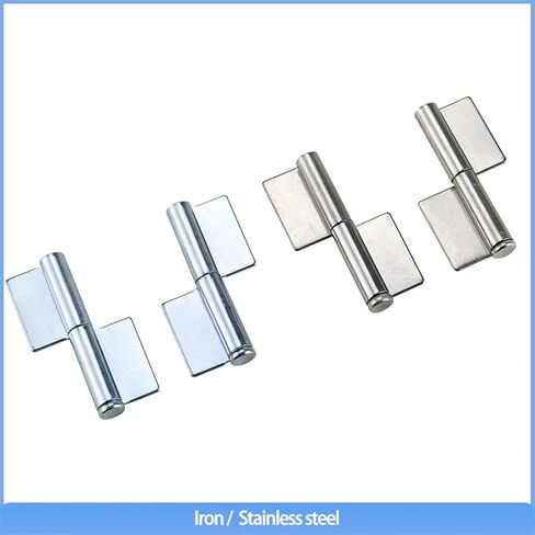 Detachable Visible Hinge for Industrial Machinery Equipment Iron Or Stainless Steel Flag-Shaped Pivot Hinge 1Pcs(Iron-Left) in Kuwait