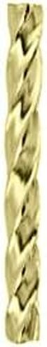 Lowrider Bike Twisted Steel Seatpost 22.2 × 206 مم الذهب. in Saudi Arabia